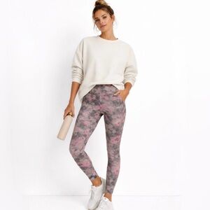 Beach Riot Piper Leggings Four Leaf Clover Tie Dye High Rise Activewear Sz M🧡